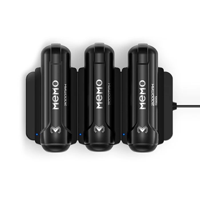 MEMO DL10 - CX12 Telefon Soğutucu Fan Batarya Şarj Paneli + 2 Yedek Powerbank-(1903)