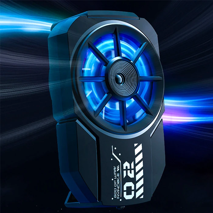 MEMO FL-A2 Hava Soğutmalı Cep Telefon Soğutma Fanı Radyatör Soğutucu-(1903)