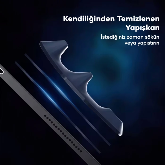 MEMO PB01 2 Adet Tablet İçin Yapışkanlı Silikon Tutma Kolu-(1903)