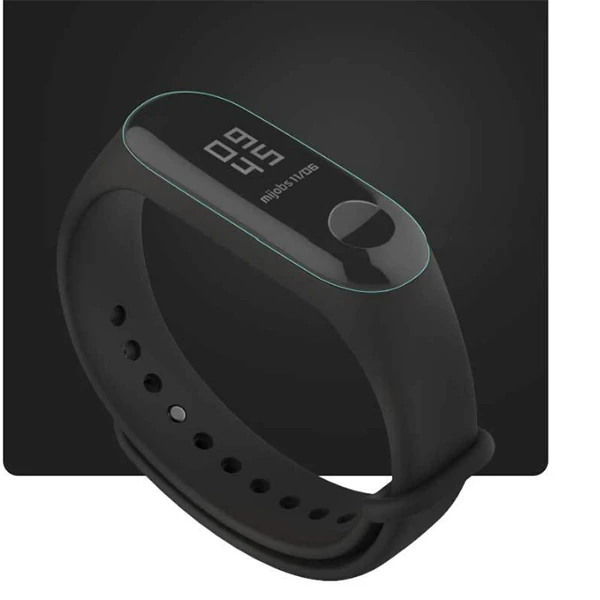 Mijobs Mi Band 3 Darbe Emici Ekran Koruyucu 2 Adet Set-(1903)