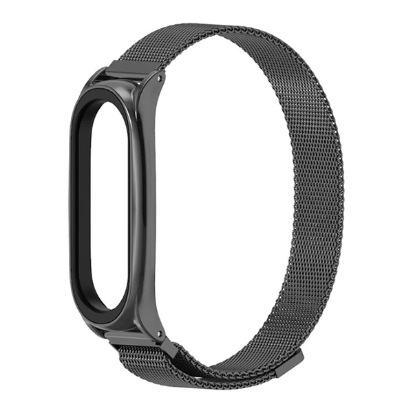 Mijobs Xiaomi Mi Band 4-3 Metal Kayış Kordon Milano Loop-(1903)