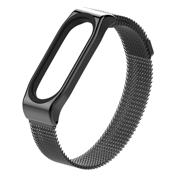 Mijobs Xiaomi Mi Band 4-3 Metal Kayış Kordon Milano Loop-(1903)