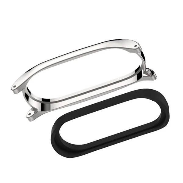 Mijobs Xiaomi Mi Band 5-4  Pu Deri Kayış Kordon-(1903)