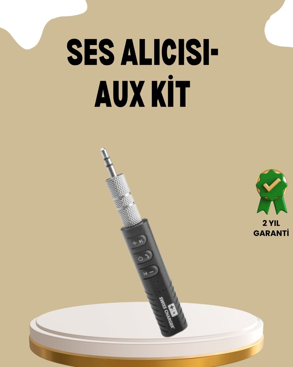 Mini Bluetooth Ses Adaptörü – Hoparlör, Araç Radyosu ve Kulaklık İçin