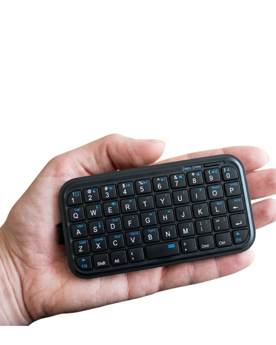 Mini Kablosuz Bluetooth Klavye USB Şarjlı Taşınabilir Klavye