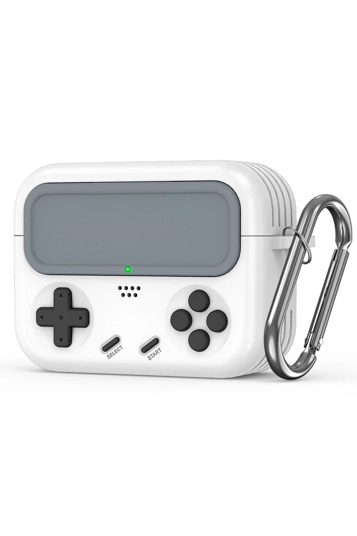 Movenchy Airpods Pro 2 (2.nesil) Game Device Kılıf - Beyaz