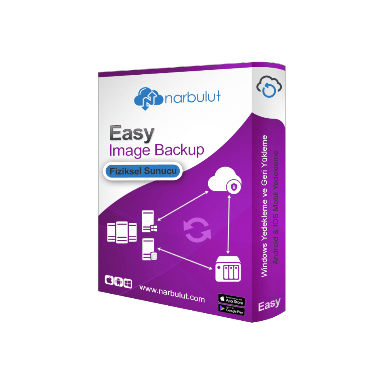 NARBULUT Easy Image Backup for Physical Server Subscription License 1yıl basic support is included.