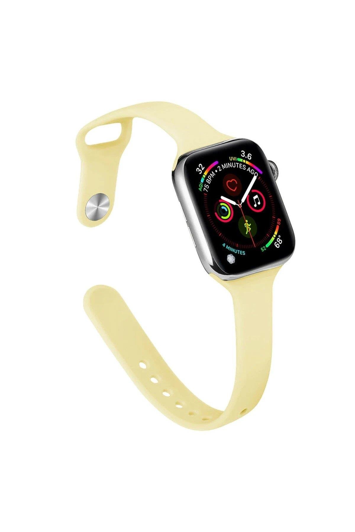 Newface Apple Watch 38mm Klasik Kordon - Sarı