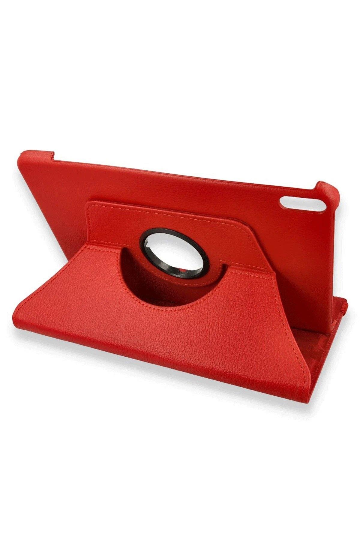 Newface Huawei Honor Pad X8A Kılıf 360 Tablet Deri Kılıf - Kırmızı