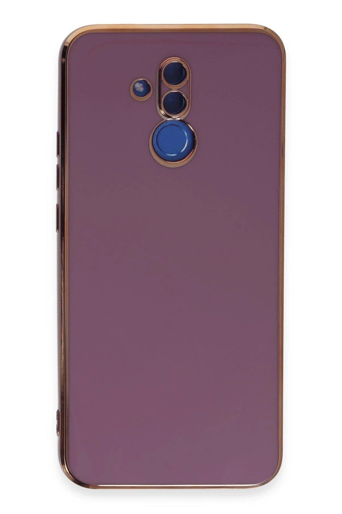 Newface Huawei Mate 20 Lite Kılıf Volet Silikon - Mor