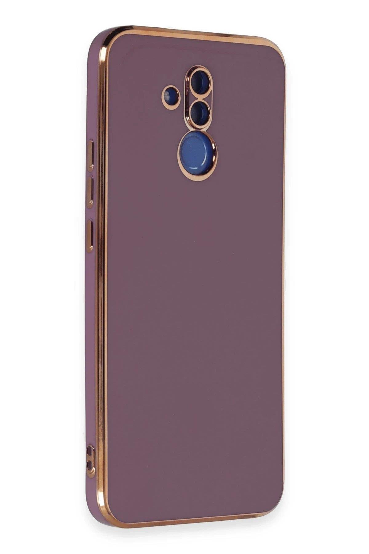 Newface Huawei Mate 20 Lite Kılıf Volet Silikon - Mor