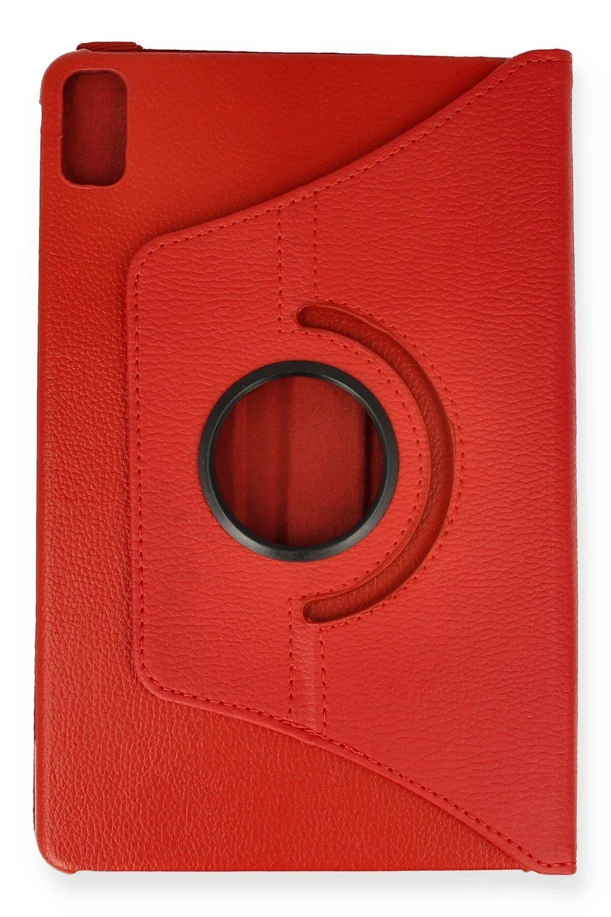 Newface Huawei MatePad 10.4 Kılıf 360 Tablet Deri Kılıf - Kırmızı