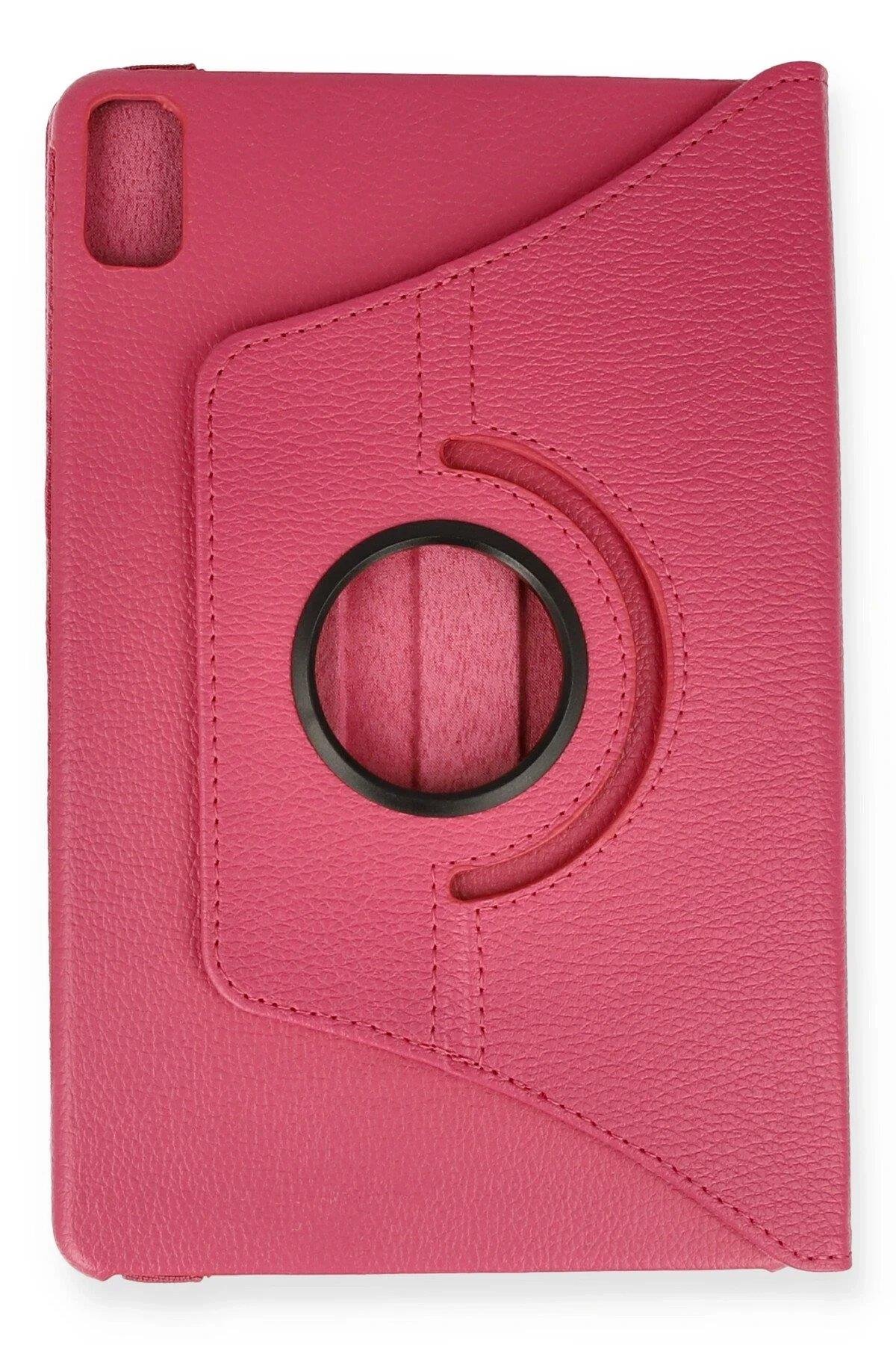 Newface Huawei MatePad 10.4 Kılıf 360 Tablet Deri Kılıf - Pembe