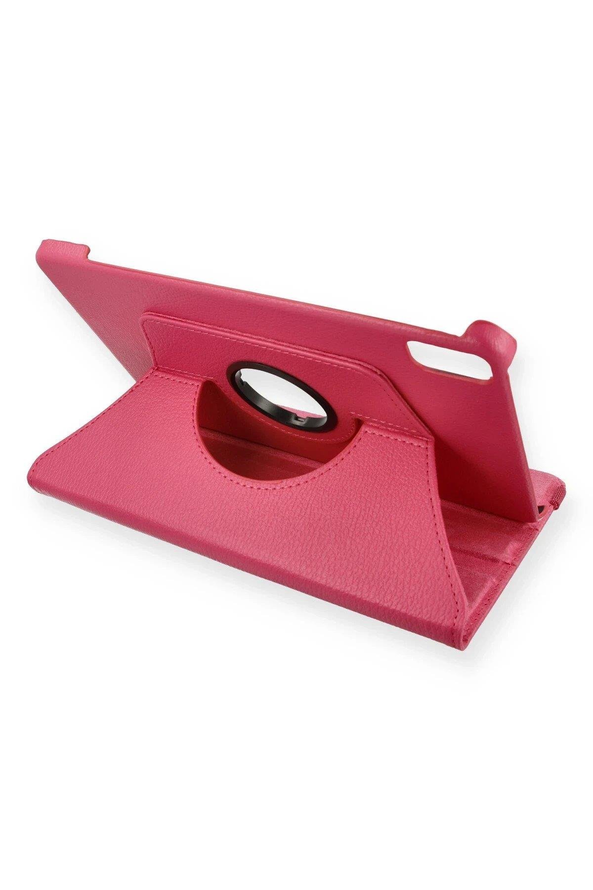 Newface Huawei MatePad 10.4 Kılıf 360 Tablet Deri Kılıf - Pembe