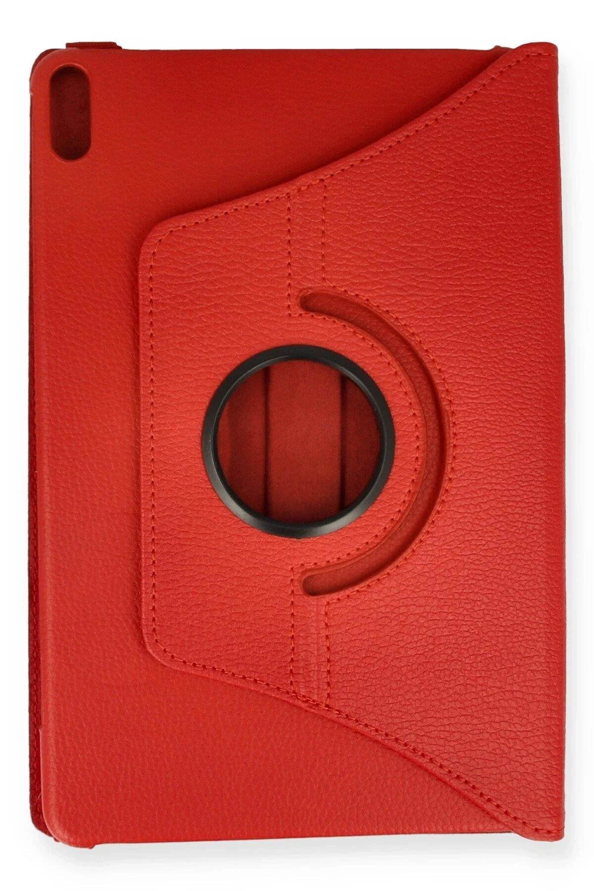 Newface Huawei MatePad Pro 10.8 Kılıf 360 Tablet Deri Kılıf - Kırmızı