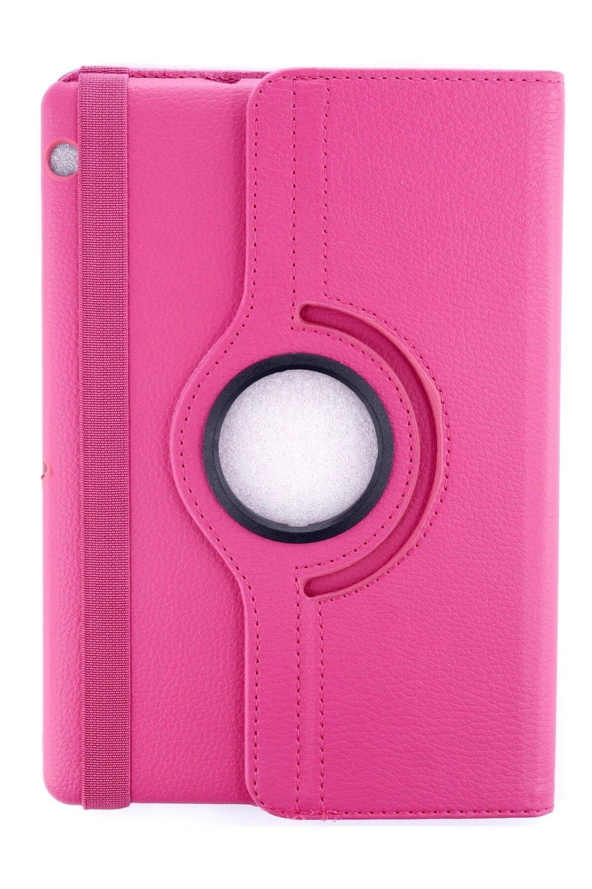 Newface Huawei MediaPad T3 10 / 9.6 Kılıf 360 Tablet Deri Kılıf - Pembe