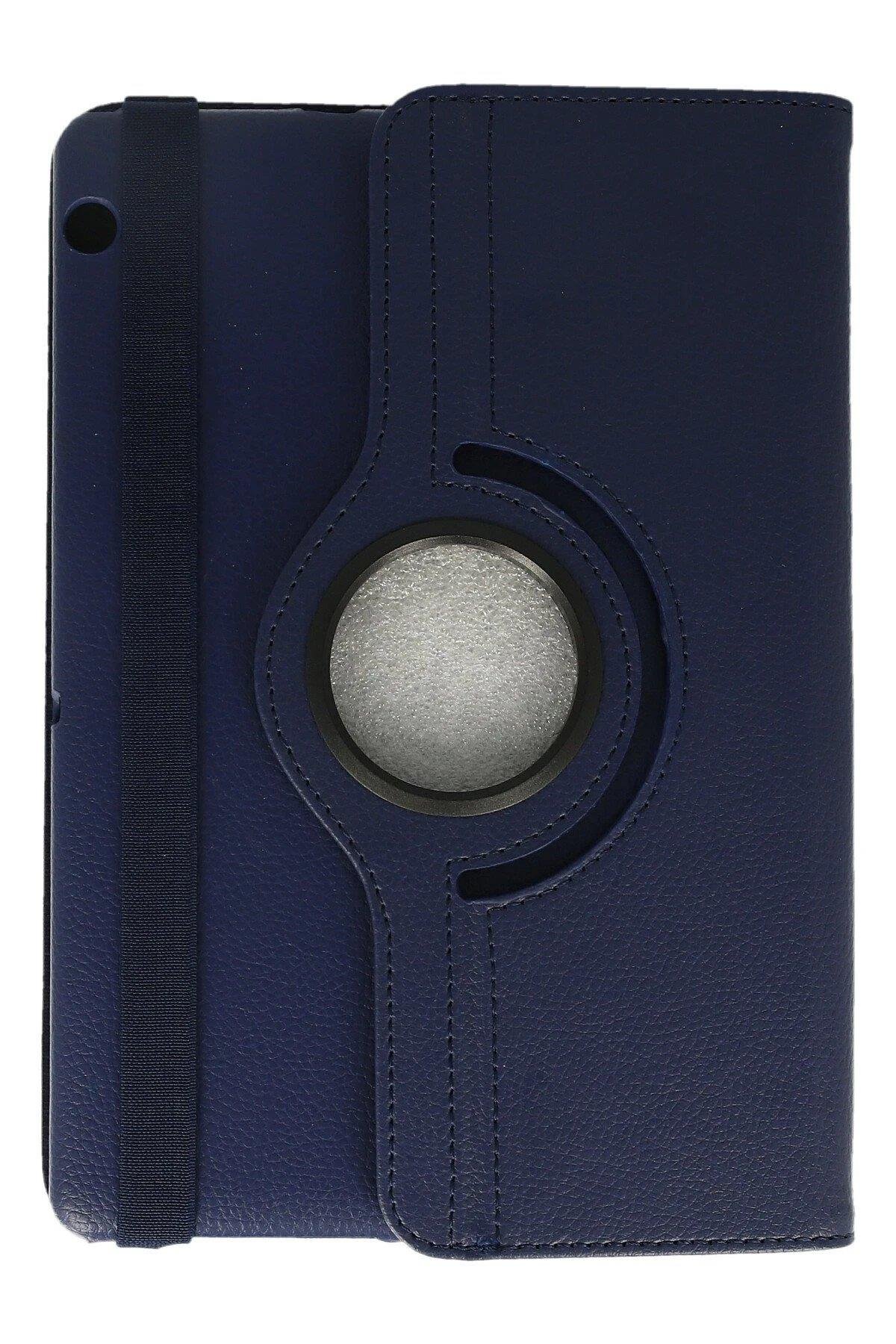Newface Huawei MediaPad T3 10 / 9.6 Kılıf 360 Tablet Deri Kılıf - Lacivert