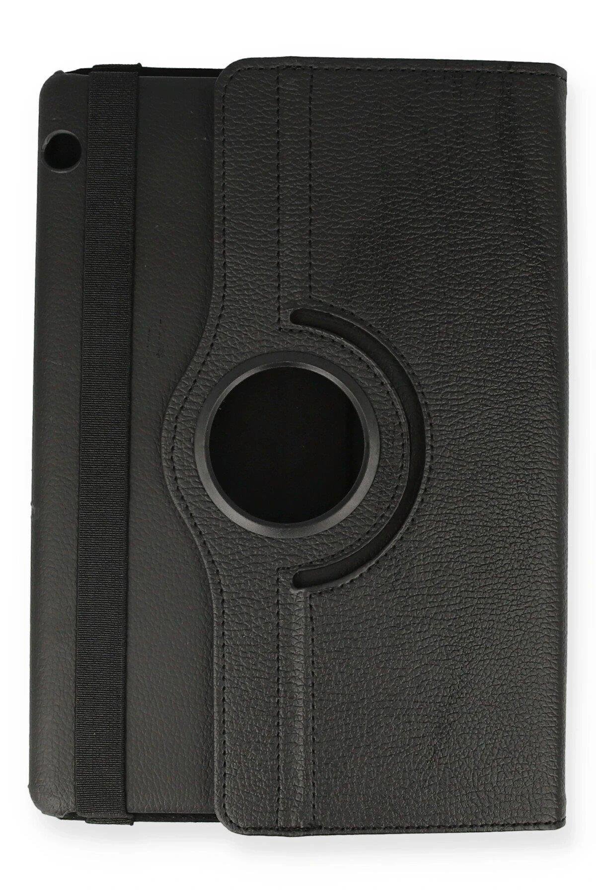 Newface Huawei MediaPad T5 10 Kılıf 360 Tablet Deri Kılıf - Siyah