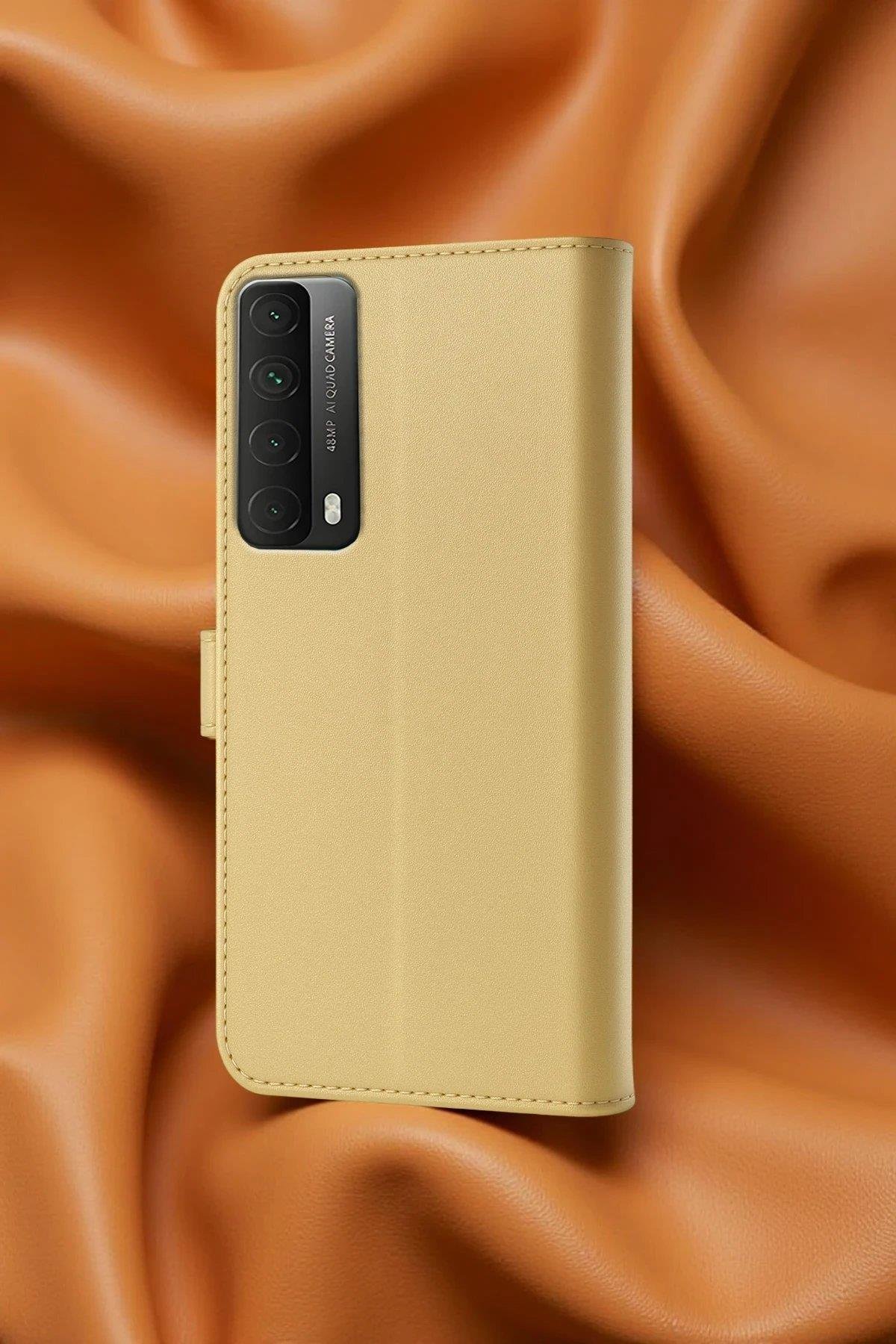 Newface Huawei P Smart 2021 Kılıf Trend S Plus Kapaklı Kılıf - Kırmızı