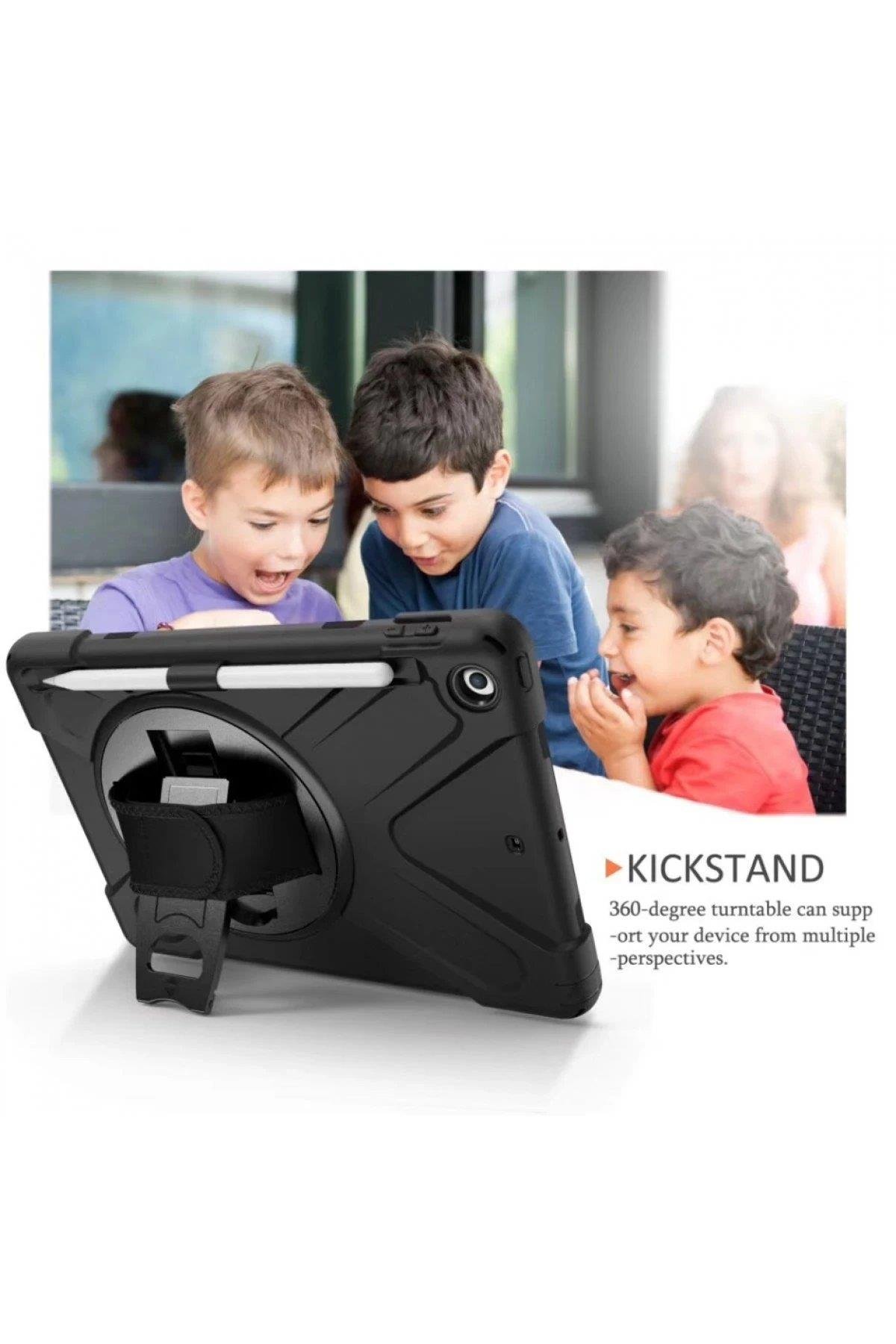 Newface iPad 10.2 (7.nesil) Kılıf Amazing Tablet Kapak - Siyah