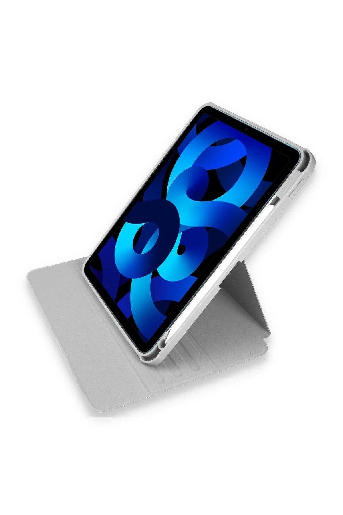 Newface iPad 10.2 (7.nesil) Kılıf Starling 360 Kalemlikli Tablet Kılıf - Gri
