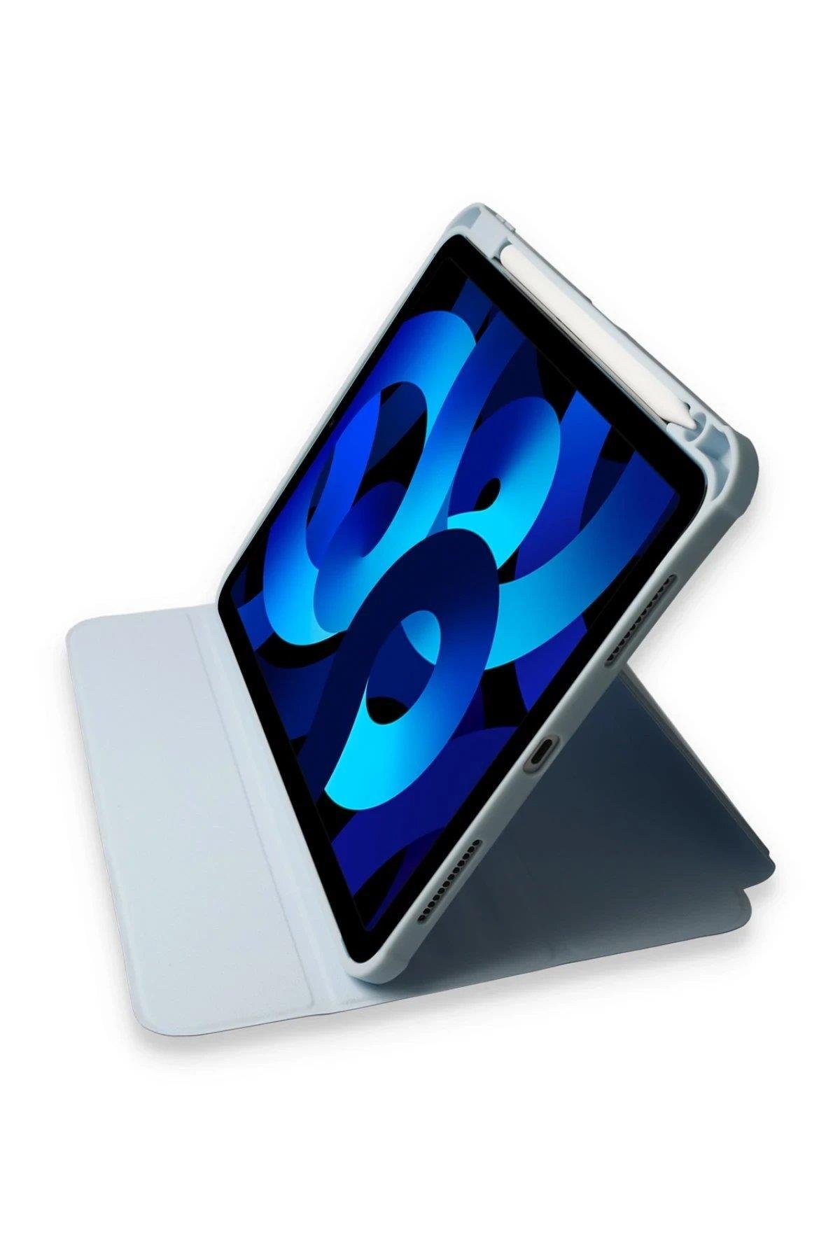 Newface iPad 10.2 (7.nesil) Kılıf Starling 360 Kalemlikli Tablet Kılıf - Mavi
