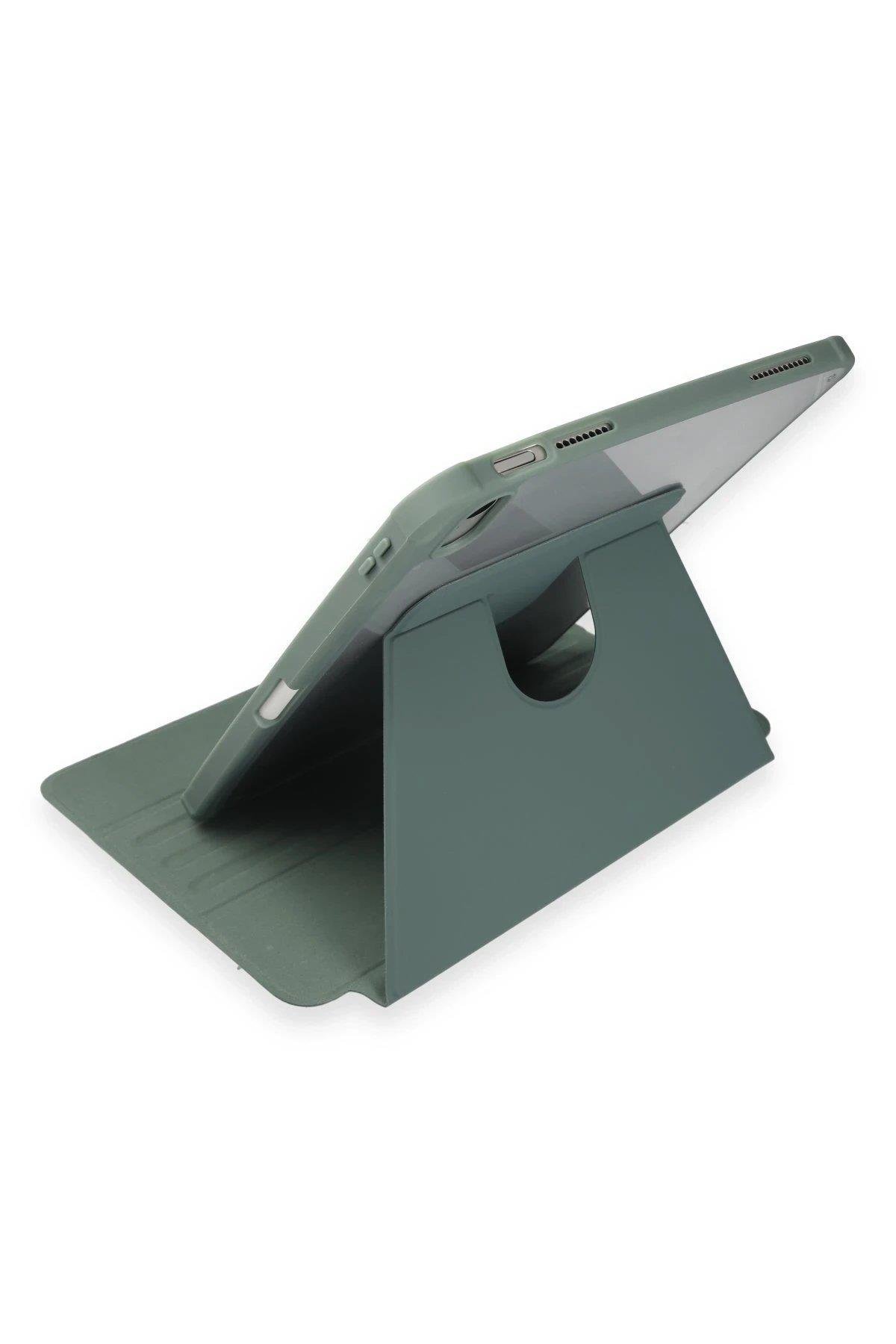 Newface iPad 10.2 (7.nesil) Kılıf Starling 360 Kalemlikli Tablet Kılıf - Koyu Yeşil