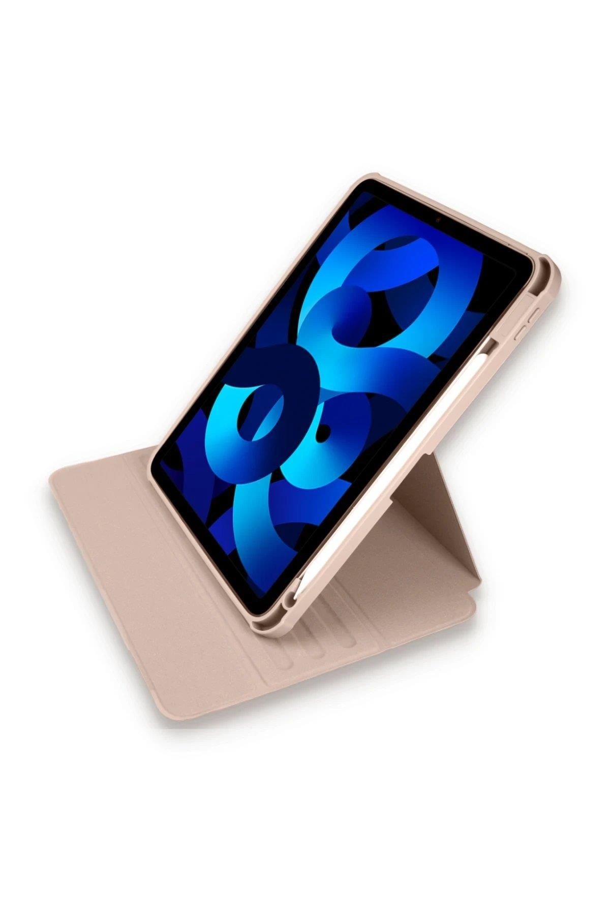 Newface iPad 10.2 (7.nesil) Kılıf Starling 360 Kalemlikli Tablet Kılıf - Rose Gold