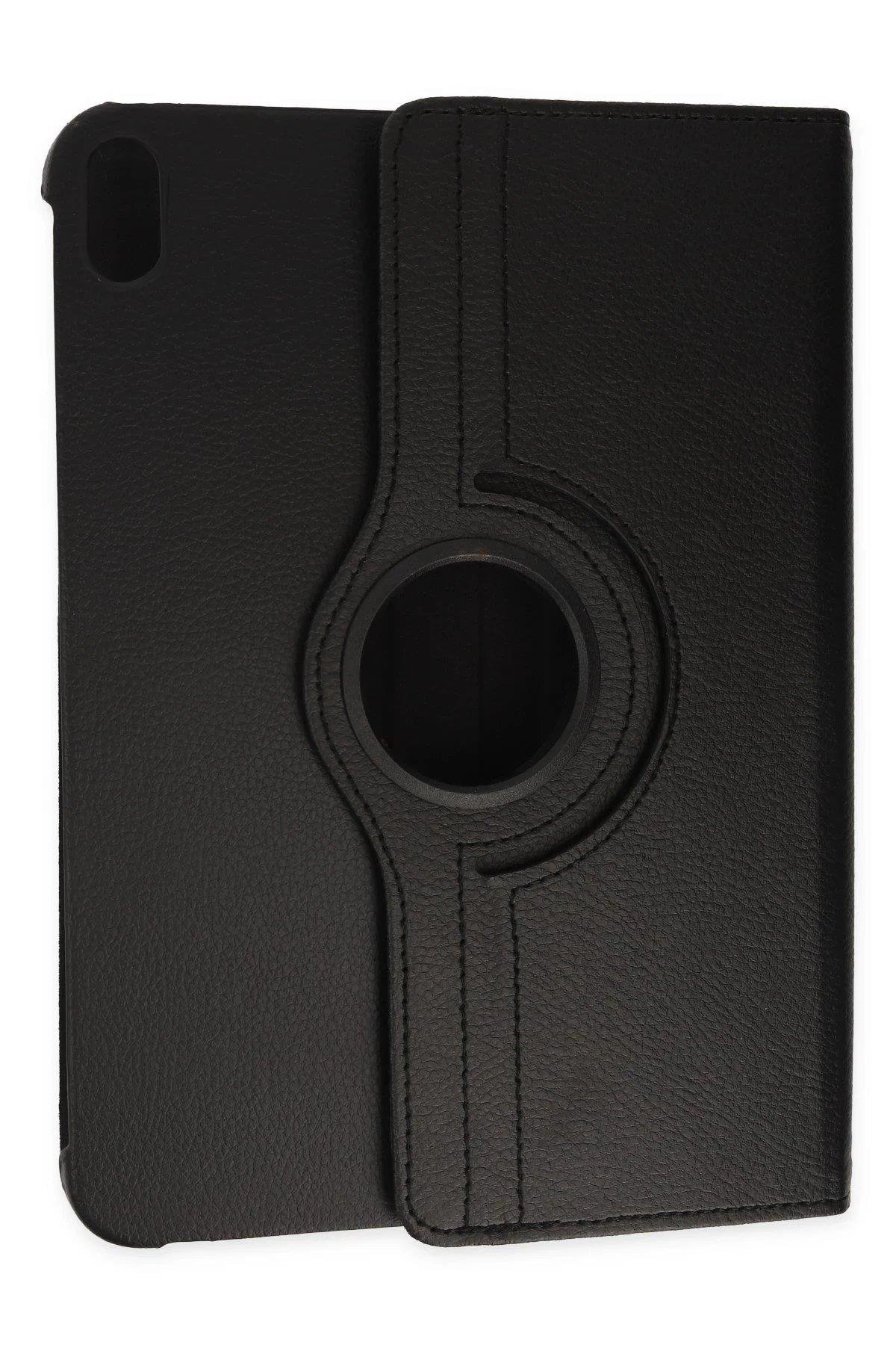 Newface iPad 2022 10.9 (10.nesil) Kılıf 360 Tablet Deri Kılıf - Siyah
