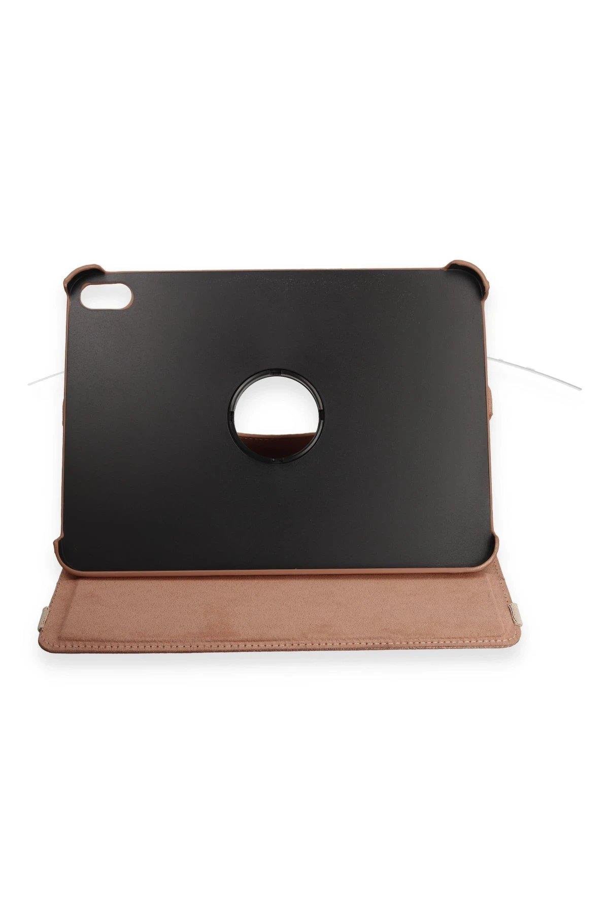 Newface iPad 2022 10.9 (10.nesil) Kılıf 360 Tablet Deri Kılıf - Rose Gold