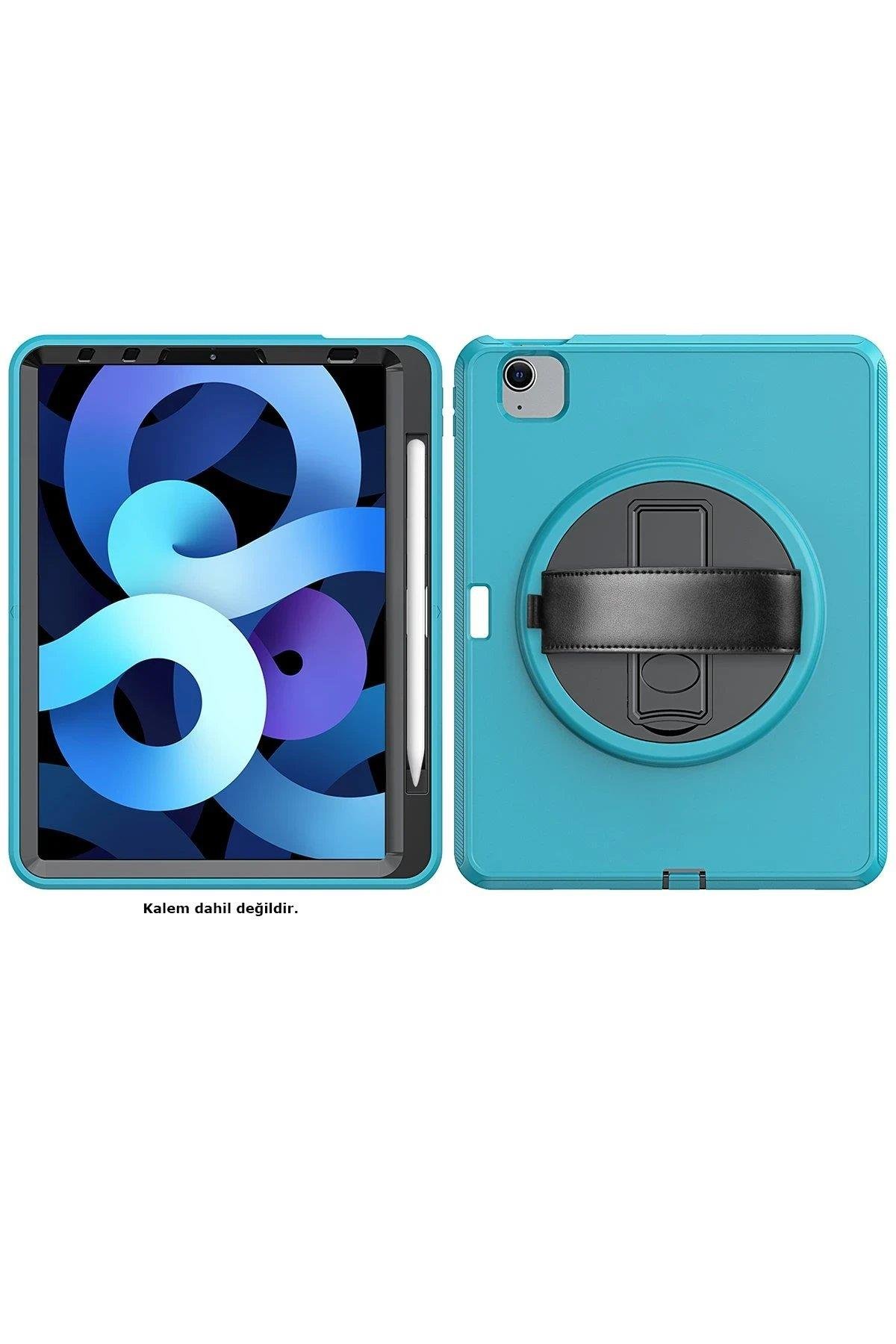 Newface iPad 2022 10.9 (10.nesil) Kılıf Hand Strap Tablet Kılıfı uaz