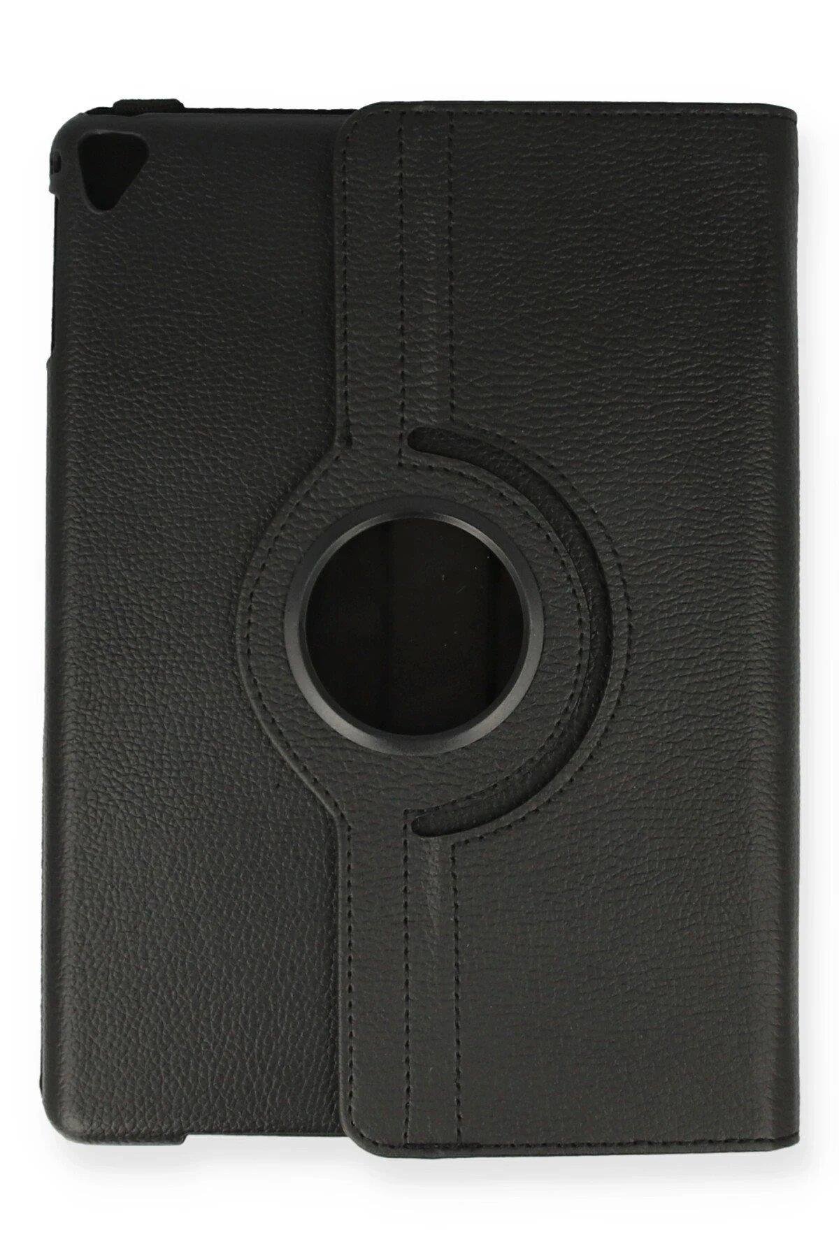 Newface iPad 9.7 (2018) Kılıf 360 Tablet Deri Kılıf - Siyah