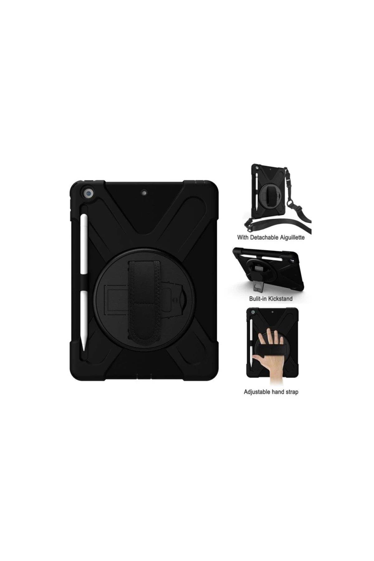 Newface iPad Air 11 (2024) Kılıf Amazing Tablet Kapak - Siyah