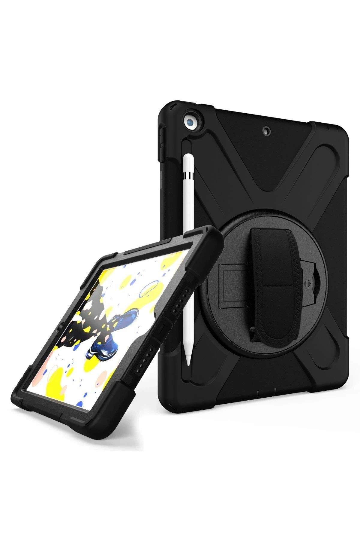 Newface iPad Air 13 (2024) Kılıf Amazing Tablet Kapak - Siyah