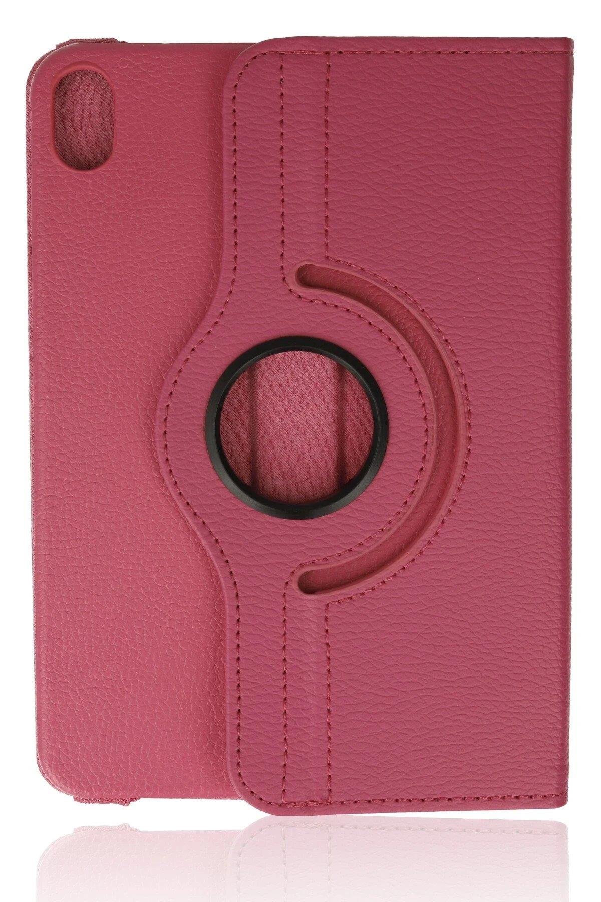 Newface iPad Mini 6 Kılıf 360 Tablet Deri Kılıf - Pembe