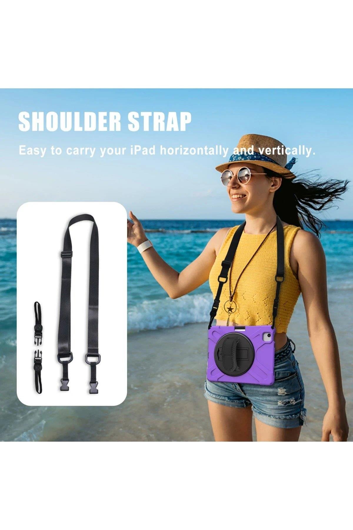 Newface iPad Pro 11 (2020) Kılıf Amazing Tablet Kapak - Mor