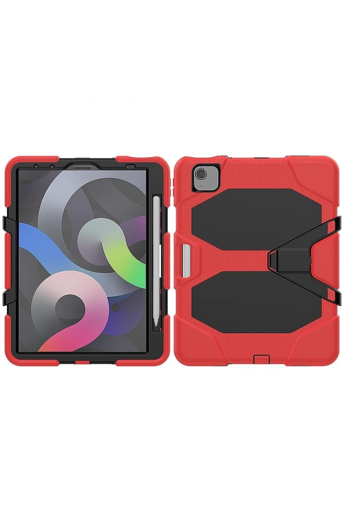 Newface iPad Pro 11 (2020) Kılıf Griffin Tablet Kapak - Kırmızı