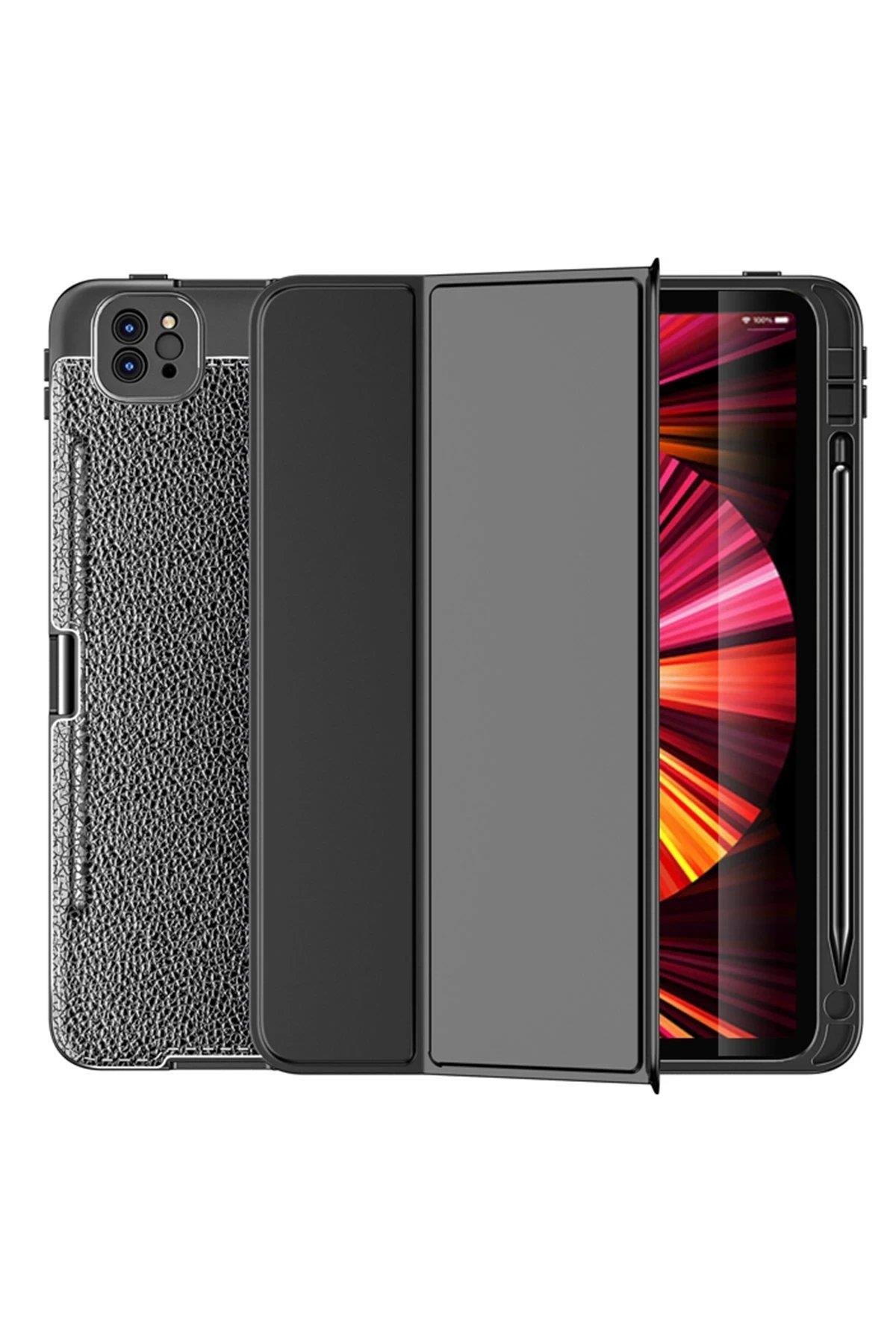 Newface iPad Pro 11 (2020) Kılıf Tablet Focus Silikon - Siyah