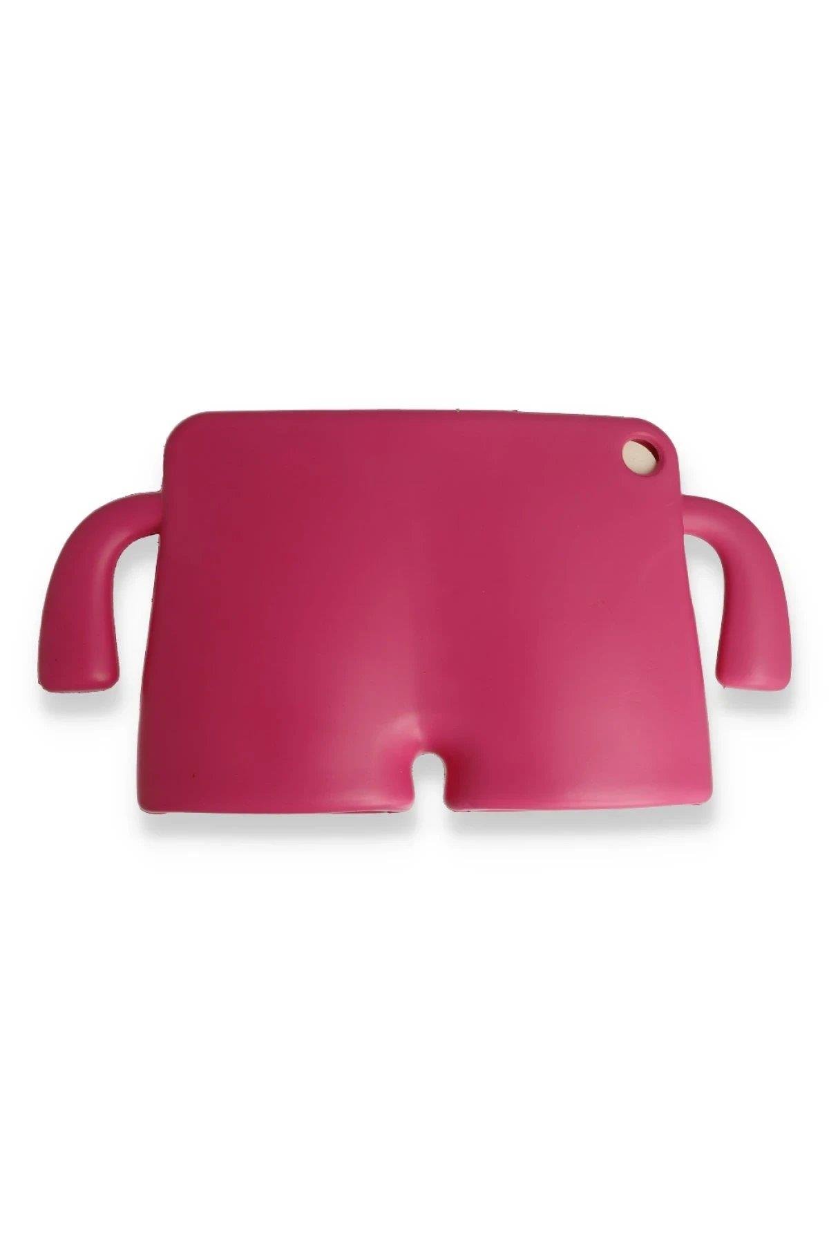 Newface iPad Pro 11 (2021) Kılıf Karakter Tablet Silikon - Pembe