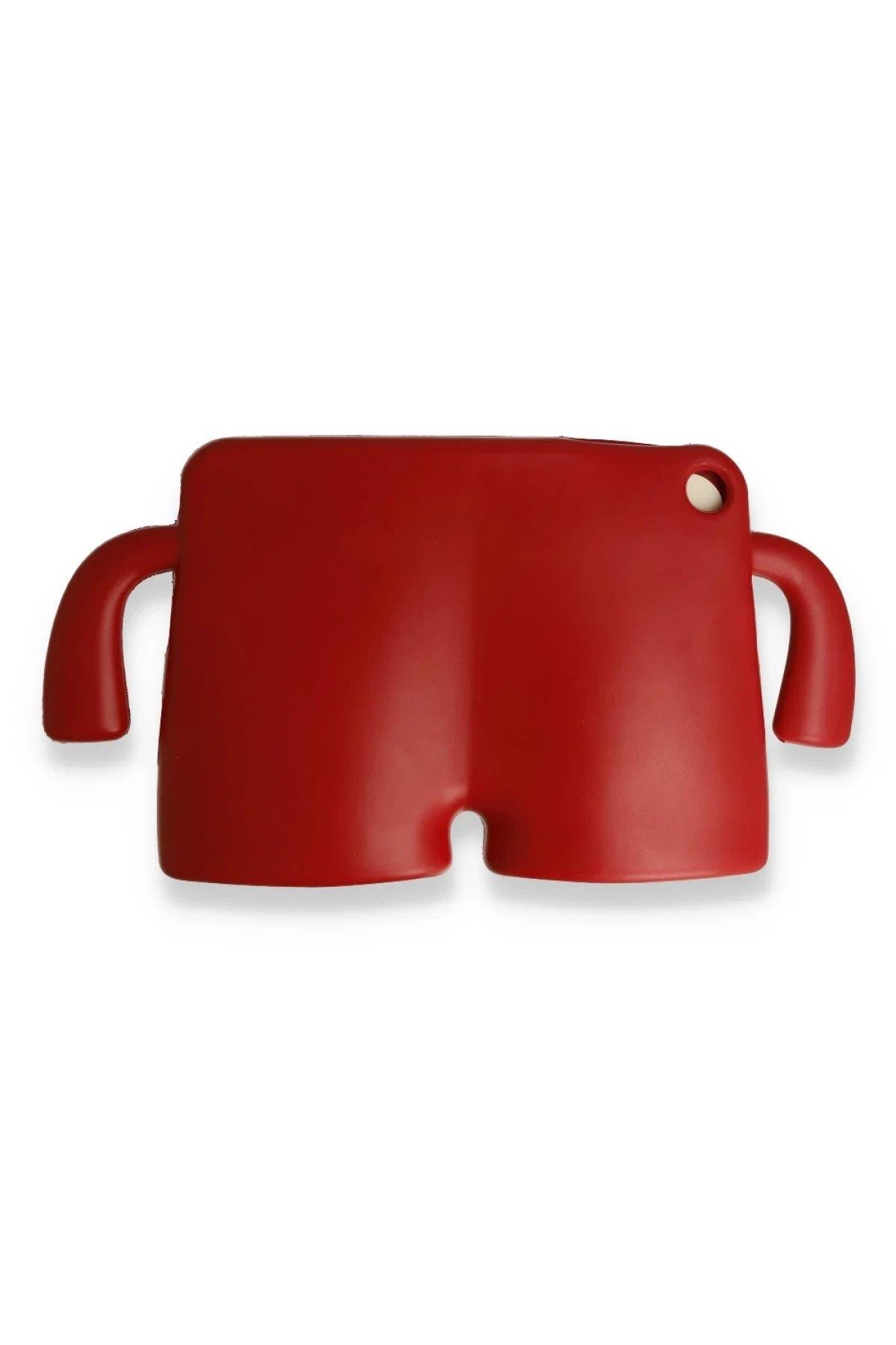 Newface iPad Pro 11 (2021) Kılıf Karakter Tablet Silikon - Kırmızı