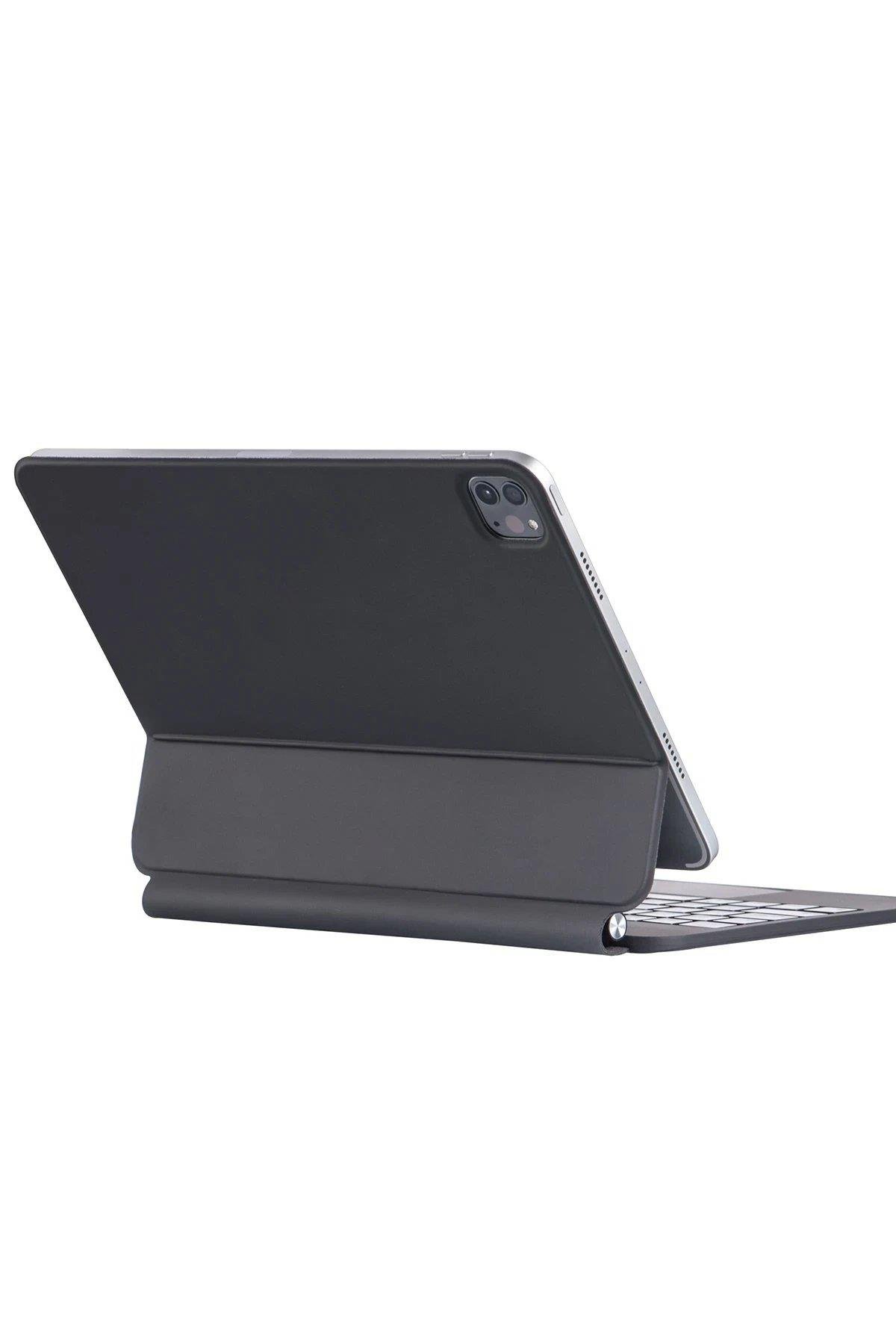 Newface iPad Pro 12.9 (2022) Kılıf X9 Magic Manyetik Klavyeli Tablet Kılıfı - Siyah
