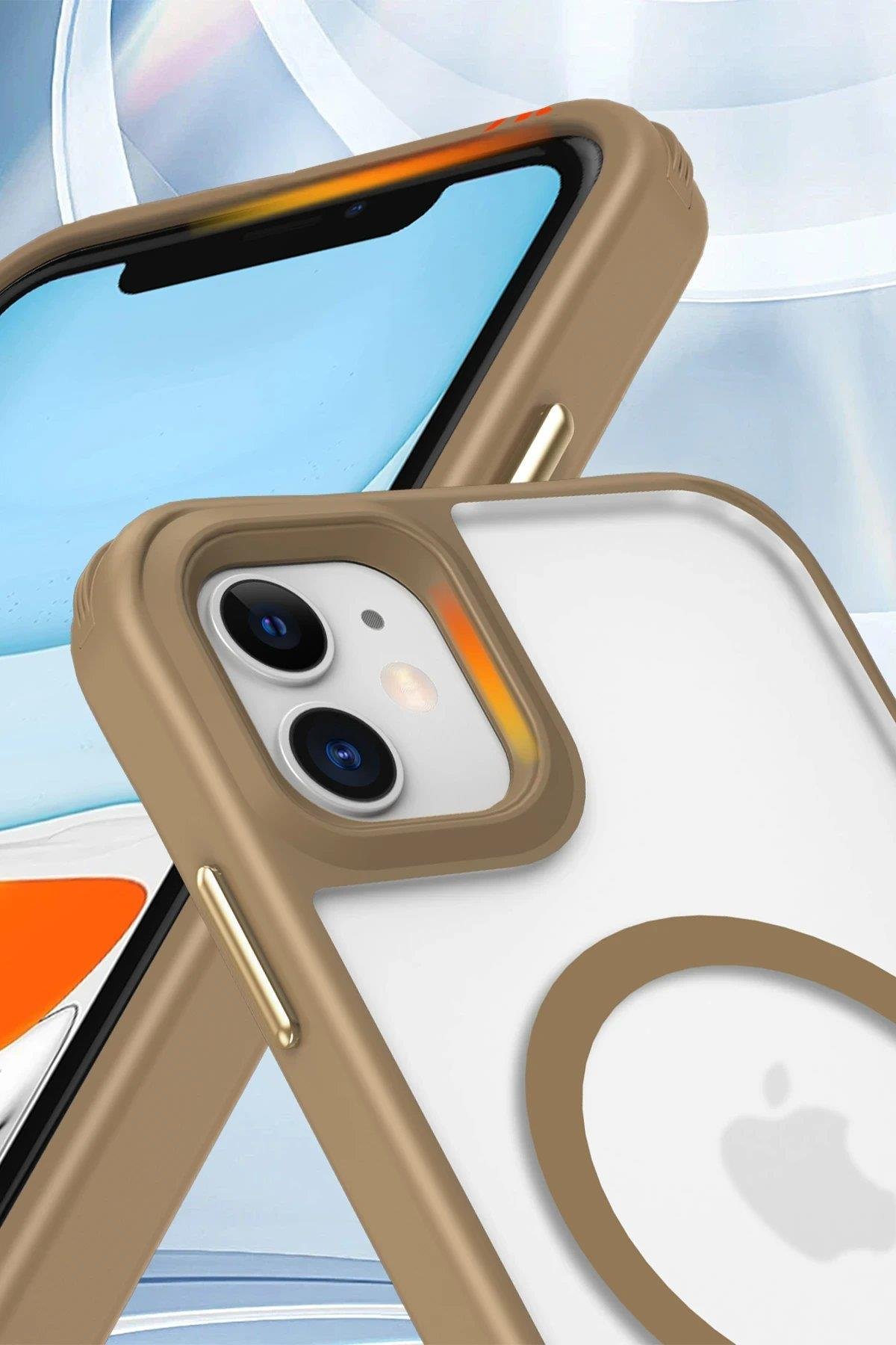 Newface iPhone 11 Kılıf Enka Magsafe Silikon Kılıf - Titan Gri