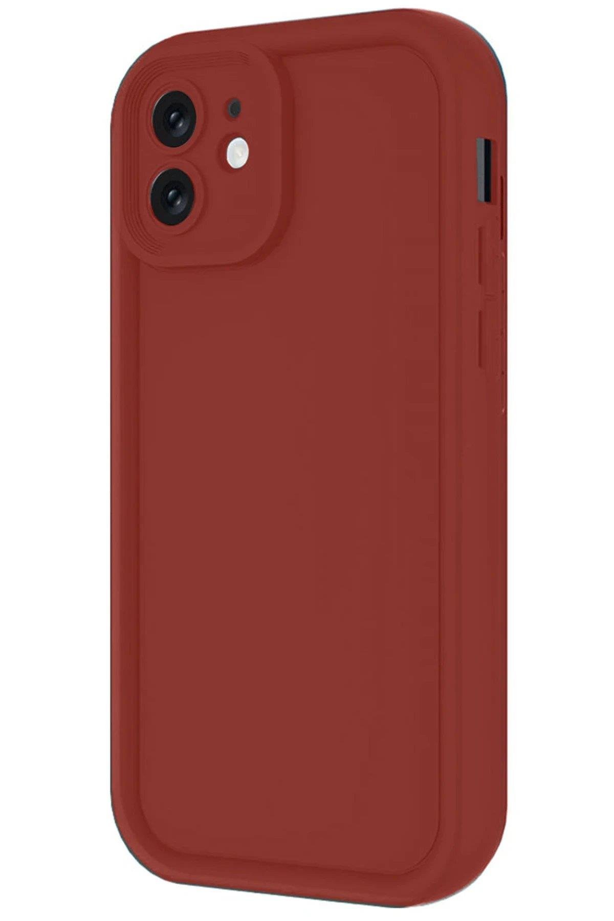 Newface iPhone 11 Kılıf Viera Silikon - Bordo