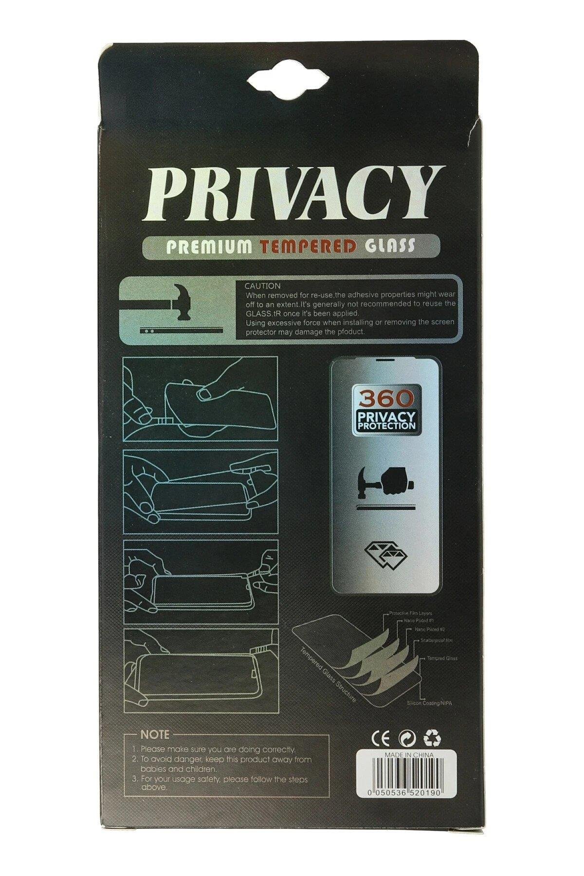 Newface iPhone 12 Pro 34D Hayalet Izgaralı Cam