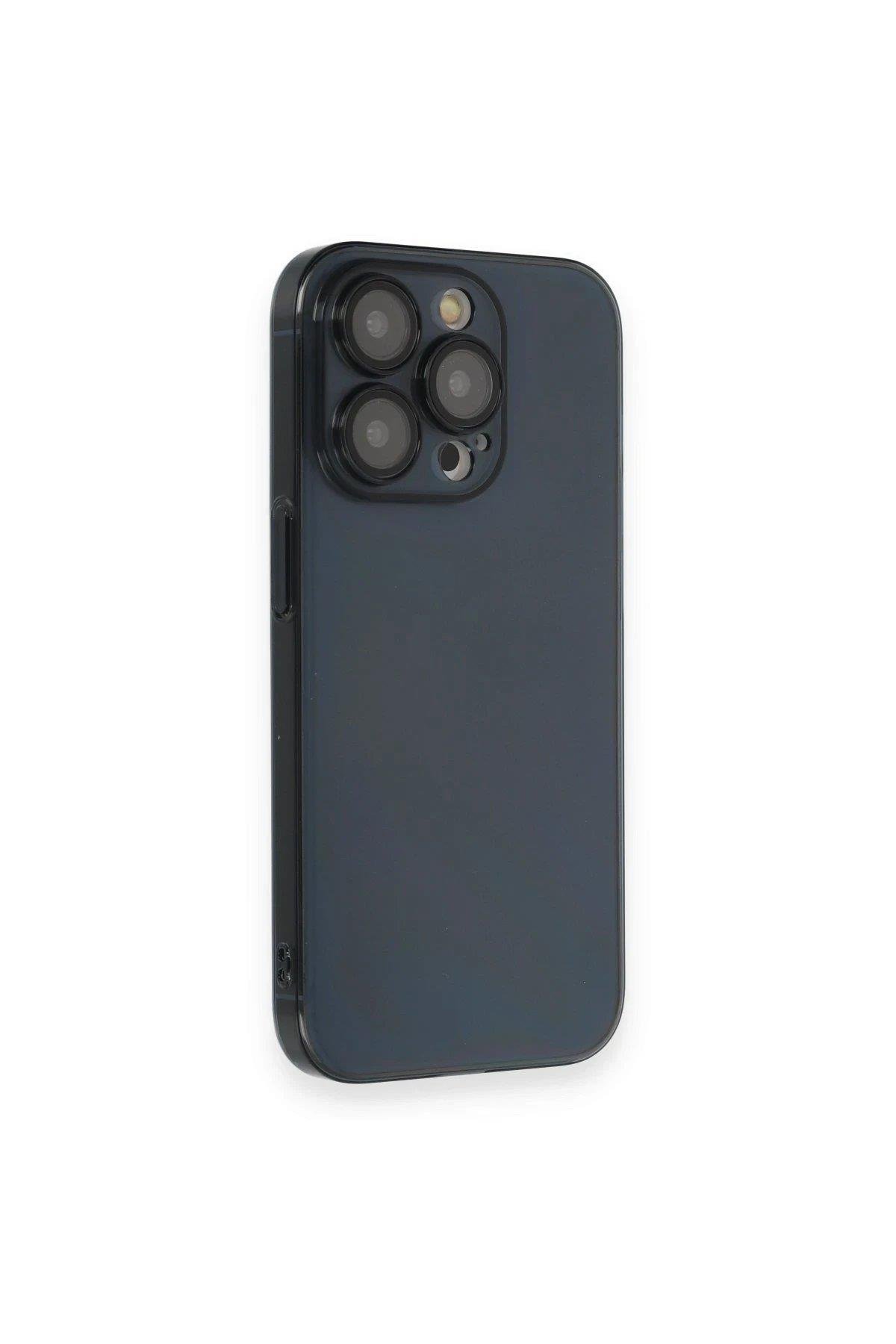 Newface iPhone 13 Pro Kılıf Armada Lensli Kapak - Lacivert