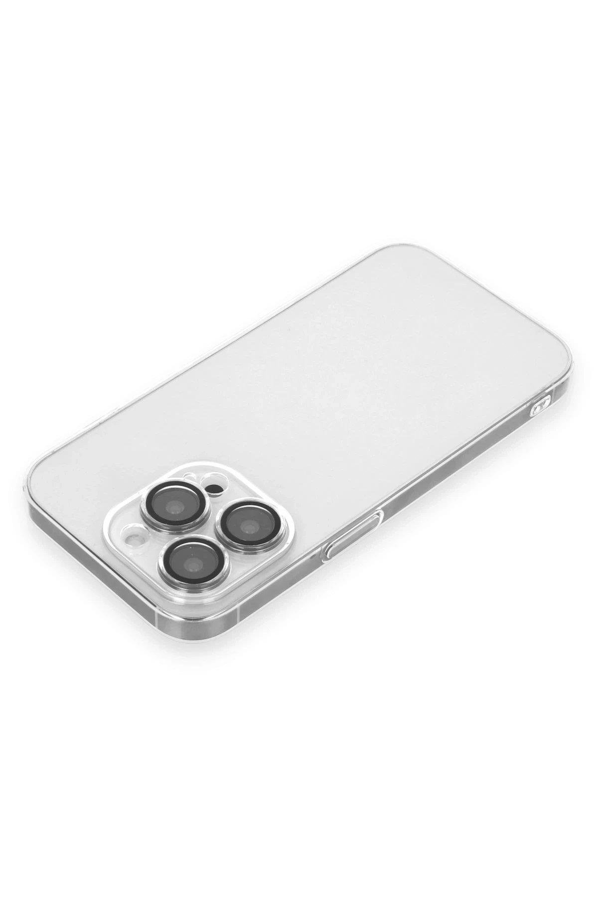 Newface iPhone 13 Pro Max Kılıf Armada Lensli Kapak - Şeffaf