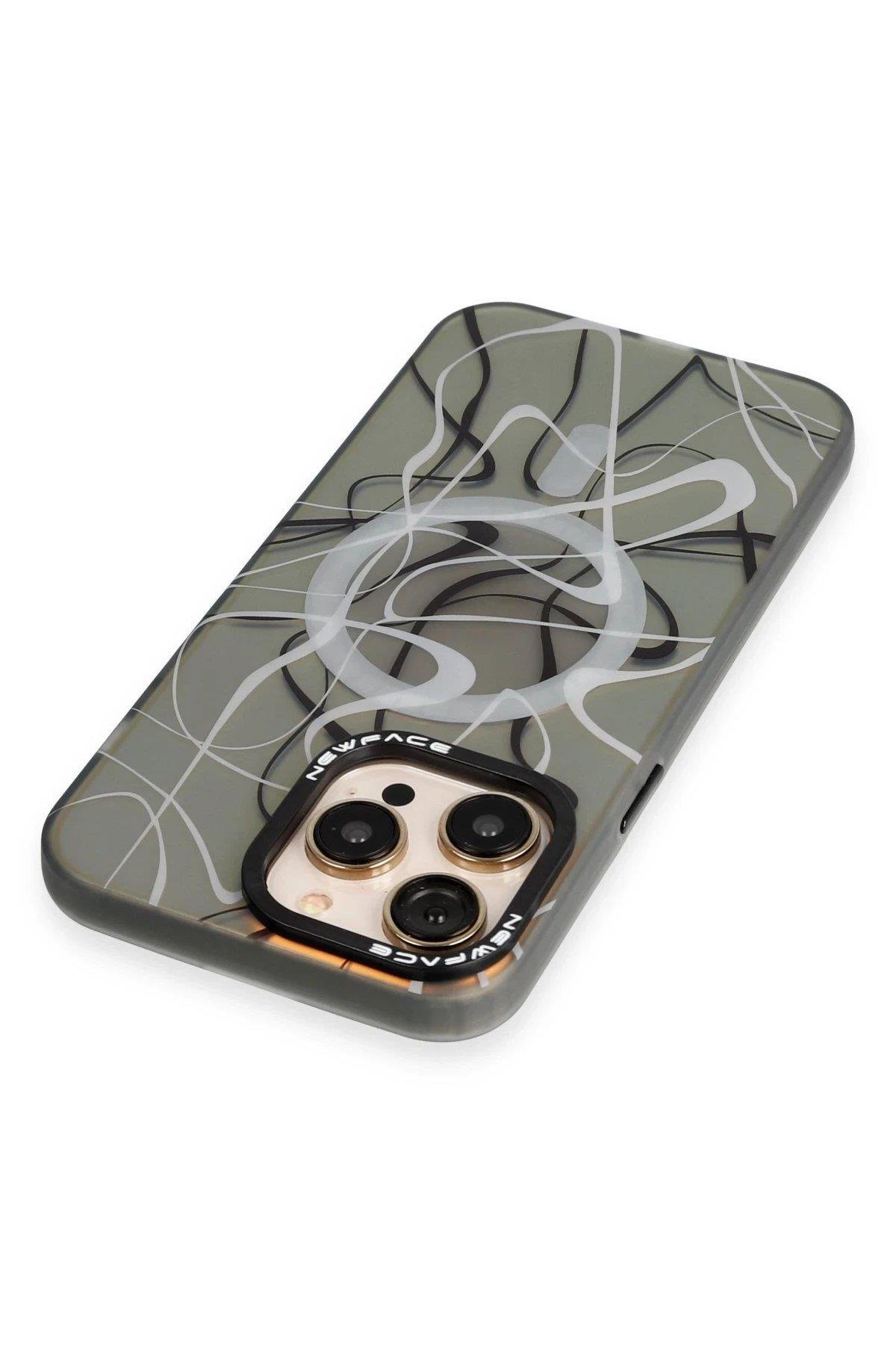 Newface iPhone 13 Pro Max Kılıf Venüs Magneticsafe Desenli Kapak - Venüs - 5