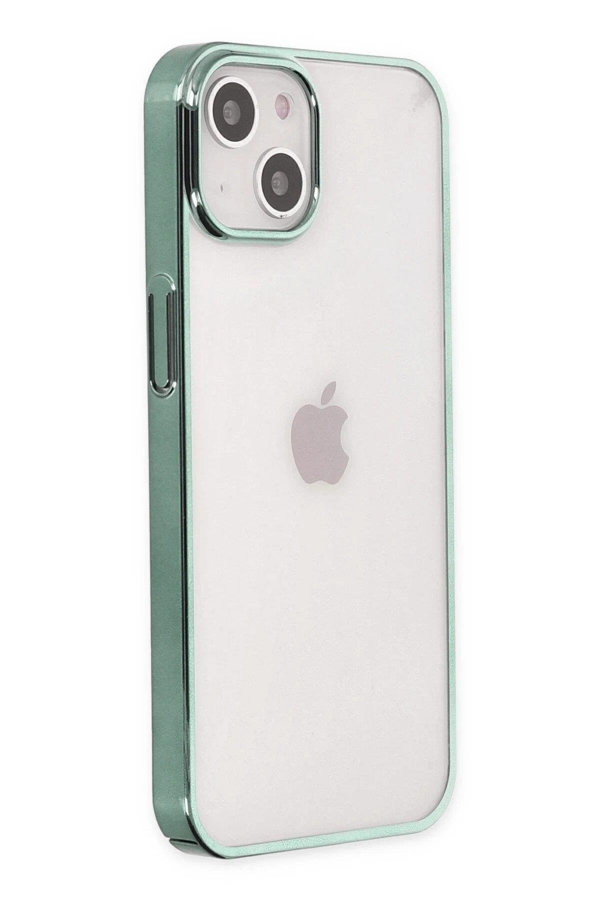 Newface iPhone 14 Kılıf Element Silikon - Yeşil