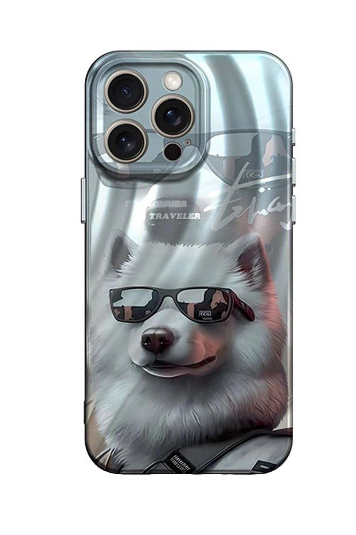 Newface iPhone 14 Pro Max Kılıf Crew Desenli Kapak - Köpek