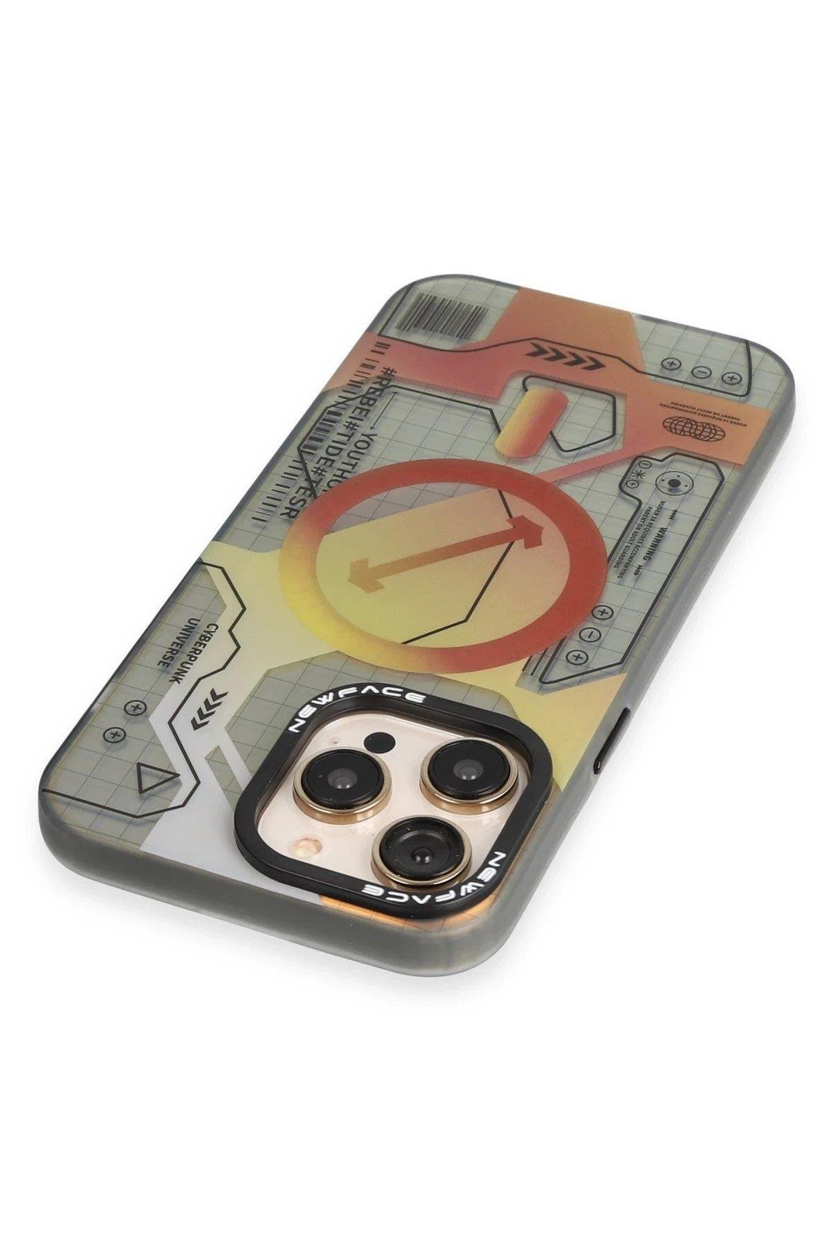 Newface iPhone 14 Pro Max Kılıf Venüs Magneticsafe Desenli Kapak - Venüs - 6